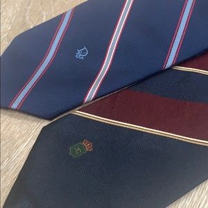 SOLD! Vintage men's ties Chanel and Christain Dior